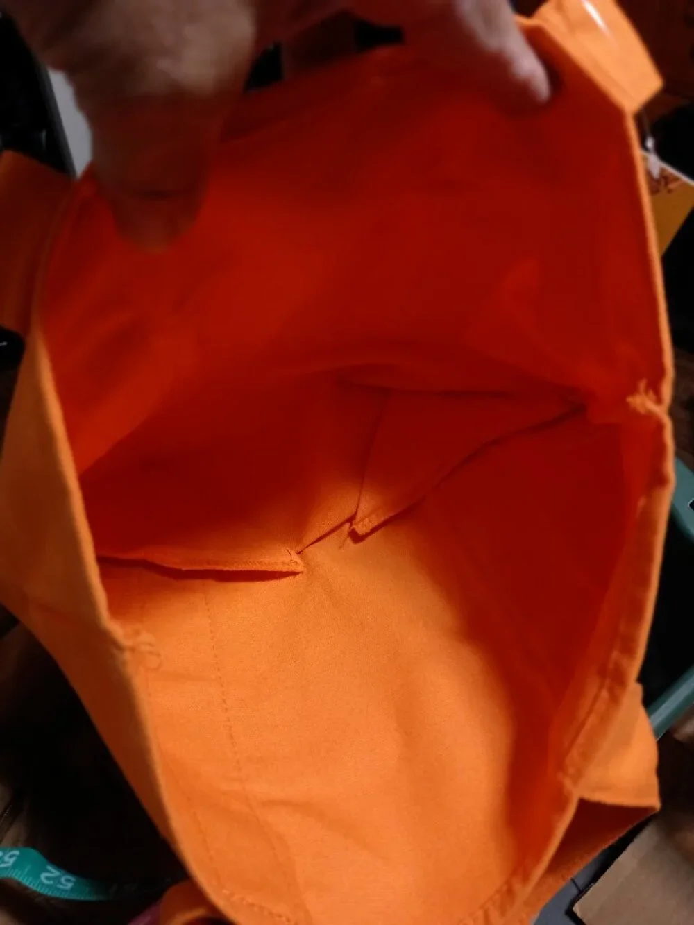 Trader Joe's Orange Trick or Treat Bag with Handles New with Tags